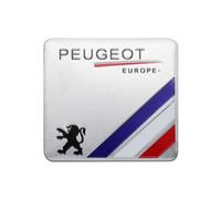 DYQCD 2 Tapa Coche Emblema Insignia para Peugeot 3008 307CC 308CC 308SW Letras Emblema Etiqueta Engomada Emblema Adhesivo Embellecedores Accesorios,Astyle