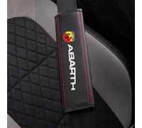 DYQCD Almohadillas Cinturon Coche para Abarth 500 Protector Cinturón de Seguridad Protector De CinturóN De Seguridad ExtraíBle