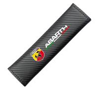 DYQCD Almohadillas Cinturon Coche para Fiat Abarth 500 595 695 Spider Protector Cinturón de Seguridad Protector De CinturóN De Seguridad ExtraíBle