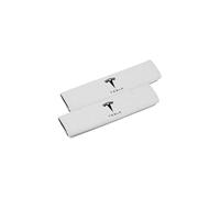 DYQCD Almohadillas Cinturon Coche para Tesla Protector Cinturón de Seguridad Protector De CinturóN De Seguridad ExtraíBle,Whitestyle