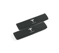 DYQCD Almohadillas Cinturon Coche para Tesla Protector Cinturón de Seguridad Protector De CinturóN De Seguridad ExtraíBle,Blackstyle