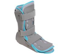 Dyqyym Férula nocturna para fascitis plantar, soporte de tobillo, estabilizador, férula para fijación de caída de pie, soporte para fractura de pie (ajustable derecha, M) (modelo regular derecha M)