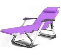 Dyqyym Sillón Plegable de Metal Resistente para Exteriores, reclinable, Resistente a la Lluvia, para jardín, Patio, Camping y Oficina.
