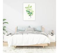 DYRJDJWIDHW 2 Pack Night Stands White 40x39x40 cm, Modern Bedside Tables with Storage Shelf, Multipurpose End Table for Living Room Bedroom, Easy to Assemble & Clean, Sturdy Plywood Design