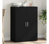 DYRJDJWIDHW alacenas de Cocina Armario pequeño aparador Estrecho 30 cm Fondo Mueble de cocinaAparador de Madera de ingeniería Negro 60x31x84 cm