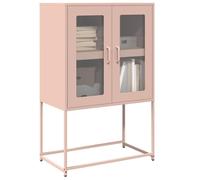 DYRJDJWIDHW alacenas de Cocina desayunador Cocina Mueble Muebles de Cocina Armario salonAparador de Acero Rosa 68x39x107 cm