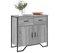 DYRJDJWIDHW Armario de Cocina aparador Estrecho alacenas de Cocina Armario cocinaAparador Madera de ingeniería Gris Sonoma 79,5x35,5x74,5 cm