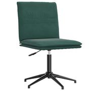 DYRJDJWIDHW Dark Green Velvet Dining Chair with Adjustable Height, Ergonomic Design for Living Room, Kitchen, Sturdy Metal Wood Frame, Comfortable Foam Cushion Seat