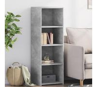 DYRJDJWIDHW despensa Cocina Mueble aparador Estrecho Auxiliar Mueble almacenaje cocinaAparador Alto Madera de ingeniería Gris hormigón 40x41x124 cm