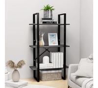 DYRJDJWIDHW Estante de Almacenamiento Gris 60x30x105 cm Madera contrachapada Metal Organizador Cocina Sala de Estar Taller estantería versátil Duradero