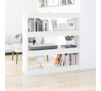 DYRJDJWIDHW Estantería librería Moderna Divisor Espacios Blanco 100x30x103 cm Mueble Libros almacenaje Organizador salón Oficina