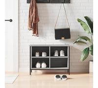 DYRJDJWIDHW estanteria para Zapatos,Zapatero Perchero,Zapatero Extraible,Zapatero Madera de ingeniería Gris Sonoma 69x35x50 cmPara pasillos, Puertas y Corredores