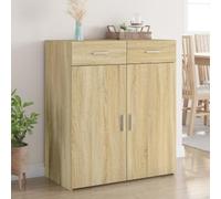 DYRJDJWIDHW homn Living alacenas de Cocina Mueble Plancha Muebles auxiliares cocinaAparador de Madera contrachapada Roble Sonoma 80x42,5x93 cm