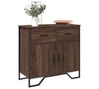 DYRJDJWIDHW homn Living Armario Cocina almacenaje aparador entradaAparador de Madera de ingeniería marrón Roble 79,5x35,5x74,5 cm