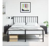 DYRJDJWIDHW Modern Nightstand Set of 2, Black Steel Bedside Table with Storage Shelf, Cold Rolled Steel Structure, 34.5x39x44 cm, Elegant Design for Bedroom & Living Room