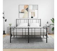 DYRJDJWIDHW Modern Nightstand Set of 2, Engineered Wood Bedside Table with Drawers, Concrete Gray Finish, Metal Legs, 40x35x47.5cm, Stylish Storage for Bedroom or Living Room