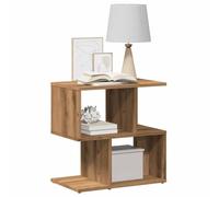 DYRJDJWIDHW Modern Nightstand Set of 2, Engineered Wood Oak Finish 50x30x51.5 cm, Elegant Bedside Table with Large Storage Space, Sturdy Surface for Bedroom Decor, Easy to Clean