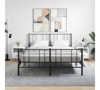 DYRJDJWIDHW Modern Nightstand Set of 2, White Engineered Wood Bedside Table with Storage Drawer & Shelf, 40x35x47.5 cm for Bedroom, Living Room, Metal Legs, Durable & Stylish