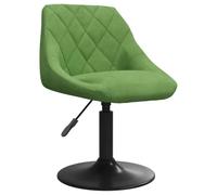 DYRJDJWIDHW Modern Velvet Dining Chair Light Green Swivel Adjustable Height 360 Rotation Bar Stool Gas Lift Mechanism for Kitchen Restaurant Office