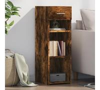 DYRJDJWIDHW Mueble aparador Salon Armario Auxiliar Cocina alacenas de Cocina almacenajeAparador de Madera de ingeniería Roble Ahumado 30x42,5x93 cm