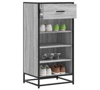 DYRJDJWIDHW Mueble recibidor Zapatero,Zapatero Espejo,Mueble Zapatero Madera contrachapada Gris Sonoma 48x38x97,5 cmPara pasillos, Puertas y Corredores