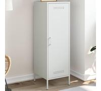 DYRJDJWIDHW Mueble TV Alto Armario Cocina almacenaje aparadores Armario cocinaAparador de Acero Blanco 36x39x113 cm