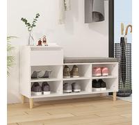 DYRJDJWIDHW Mueble Zapatero Grande,zapateros pequeños y Estrechos,t-lovendo,Mueble Zapatero Madera contrachapada Blanco 102x36x60 cmPara pasillos, Puertas y Corredores