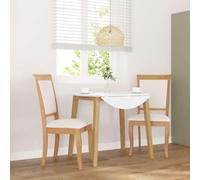 DYRJDJWIDHW Natural Rubberwood Dining Chairs with Cushions 2 Pack, Ergonomic Solid Wood Kitchen Chairs with Comfortable Back Support for Dining Room, Living Room, Maximum Load 110kg