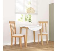 DYRJDJWIDHW Natural Rubberwood Dining Chairs with Cushions 2 Pack, Ergonomic Solid Wood Kitchen Chairs with Comfortable Back Support for Dining Room and Living Room