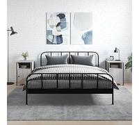 DYRJDJWIDHW Night Stands Set of 2, Grey Sonoma Engineered Wood Bedside Tables with Storage Shelf, 40x42x60cm, Adjustable Feet for Stability, Modern Bedroom Furniture for Home Decor