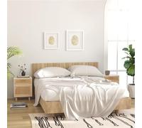 DYRJDJWIDHW Scandinavian Nightstand Set of 2, White Pine Solid Wood with Natural Rattan, Bedside Table with Drawer and Storage Compartment, Modern Bedroom Furniture 40x30x50cm