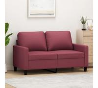 DYRJDJWIDHW Sofas Cama,Sofa Dos plazas,Sofa Cama Italiano,Sofá de 2 plazas de Tela Rojo Tinto 120 cmAdecuado para salón, Dormitorio