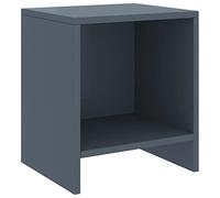 DYRJDJWIDHW Solid Pine Wood Nightstand Light Gray Mango 35x30x40 cm with Shelf - Rustic Bedside Table for Bedroom, Living Room Sturdy & Unique Wood Grain Design