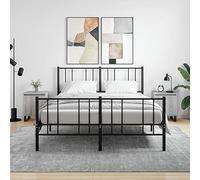 DYRJDJWIDHW Sonoma Grey Engineered Wood Nightstand Set of 2 with Storage Shelf, Modern Bedside Table 40x30x50 cm for Bedroom, Living Room, Durable & Easy to Clean
