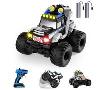 Dysaim Monster Jam Cars Juguetes, Coche Teledirigido Anfibio, Todoterreno Teledirigido 4x4, 2.4 GHz Drift RC Car Regalo Niños 6 Años, RC Drift Car Coches Teledirigidos Niños 6 7 8 9 10 11 12 Años