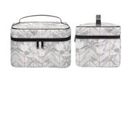 Dyscalibro Bolsa de cosméticos, bolsa de maquillaje de pollo colorido extraño, bolsa de aseo de viaje de cuero para mujer, Rosa mármol, 25x18x15cm