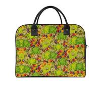 Dyscalibro Bolso de viaje, bolso de mano con alfabeto en lengua de signos, bolso de hombro casual, bolsa de mensajero cruzada, rana, Talla única