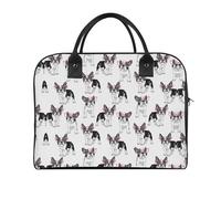 Dyscalibro Bolso de viaje, bolso de mano de fuego, bolso de hombro casual, bolso de mensajero cruzado, Bulldogs franceses, Talla única