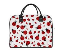 Dyscalibro Bolso de viaje, bolso de mano de fuego, bolso de hombro casual, bolso de mensajero cruzado, Patrón de mariquitas, leopardo moteado infinito y cebra, Talla única