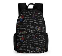 Dyscalibro Mochila de día, mochila con bolsillos para senderismo, camping, viajes, Matemáticas Lineales Educación Matemática, 42x30.5cm