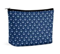 Dyscalibro Neceser portátil con cremallera para uso diario, viaje, Punto de ancla náutica, One Size