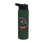Dysfunctional Veteran You Better Hope Im Medicated Veteran Stainless Steel Insulated Water Bottle