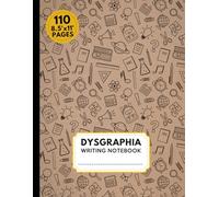 Dysgraphia Writing Notebook: Handwriting Practice Notebook for Kids with Dysgraphia | Dotted Midline Writing Paper with Letter Spacing Guides | ... School, Homeschool, and Occupational Therapy