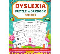 Dyslexia Puzzle Workbook for Kids: Fun & Educational Activities to Develop Spelling, Word Matching, and Language Skills