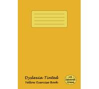 Dyslexia Tinted Exercise Book A4 10mm Squared: Visual Stress Notebook - Yellow Paper A4 (21cm x 29.7cm) - School Maths Exercise Books - 10 mm Squares - Orange Cover