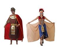 Dysmad Disfraz Ceremonial Civilización Maya, Traje Tradicional para Hombre y Mujer, Varias Tallas, Vestuario Histórico (HOMBRE, Talla única M/L)