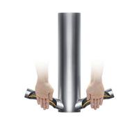 Dyson Airblade 9kJ HU03 Secador de Manos Automático de Acero Inoxidable, 900W, Filtro HEPA, Secado en 10s