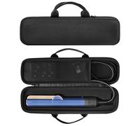 Dyson Airstrait HT01 - Funda de viaje con carcasa dura, bolsa de almacenamiento a prueba de golpes con bolsillo de malla, Black, moderno