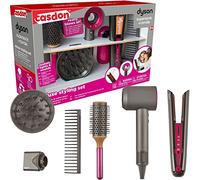 Dyson - Kit de peinado con secador de pelo y plancha alisadora (6 unidades)