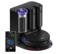 Dyson Spot+Scrub™ AI Robot aspirador y fregona, 18.000 Pa, 200 min de autonomía, auto-vaciado, depósito 3 L, rodillo de autolimpieza y filtrado higiénico 0,1 micras (Negro/Azul)